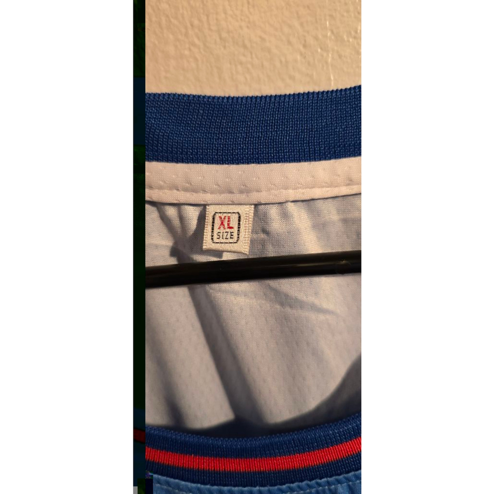Men's Space Jam Jersey, Size XL, Blue and Orange - Picture 3 of 3
